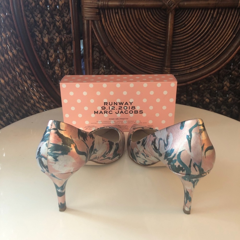 Louise et Cie patterned leather heels size 7.5|38